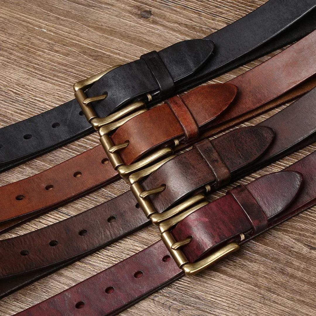 Premium Leather Belt | Durable & Stylish-Brown-100cm-State of Style