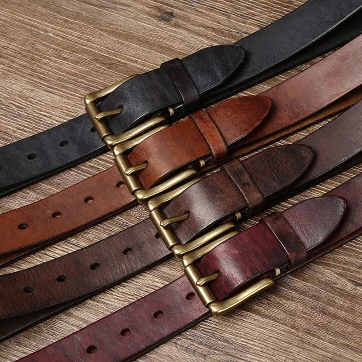 Premium Leather Belt | Durable & Stylish-Brown-100cm-State of Style