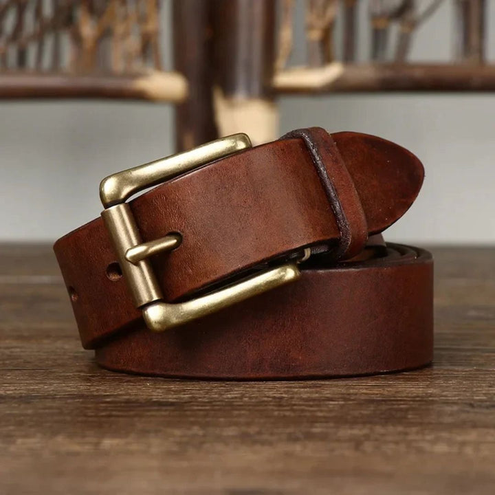Premium Leather Belt | Durable & Stylish-Brown-100cm-State of Style