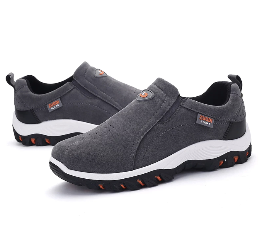 Premium Orthopaedic Hiking Shoes for Men - PathMaster-Black-5.0-State of Style