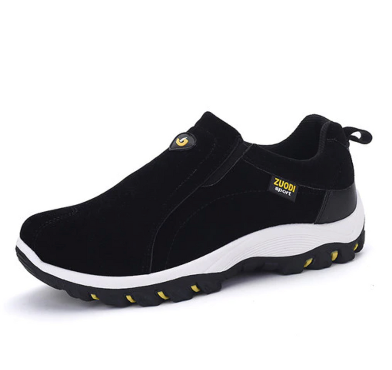 Premium Orthopaedic Hiking Shoes for Men - PathMaster-Black-5.0-State of Style