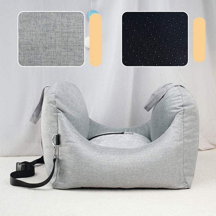 Premium Pet Kennel for Every Season - CuddleHaven™-Grey-State of Style
