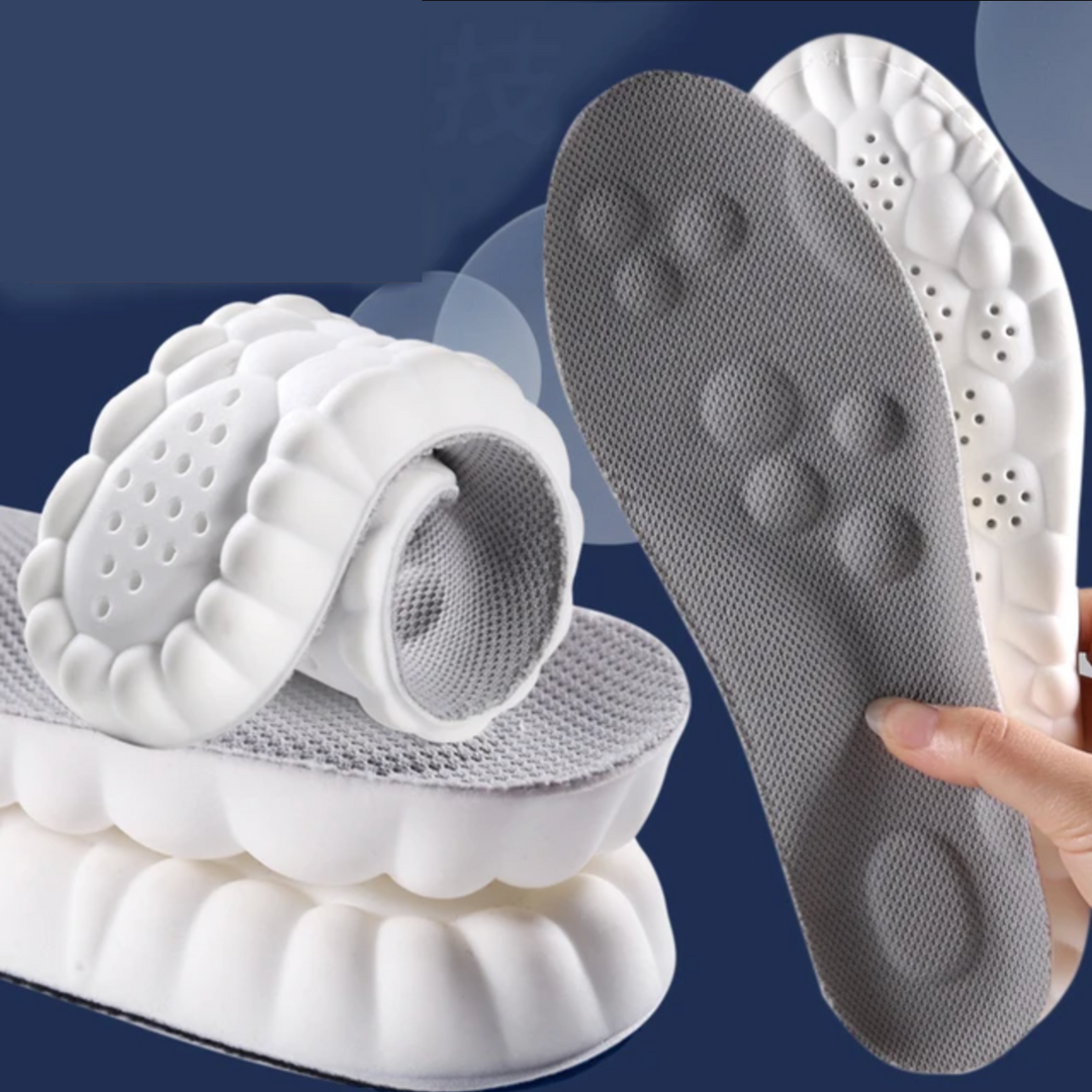 Premium Running Insoles - FlexiStride-Grey-AU 3-4-State of Style