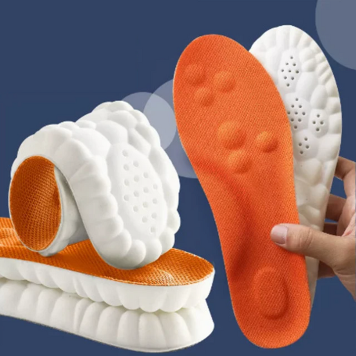 Premium Running Insoles - FlexiStride-Orange-3.0 - 3.5-State of Style