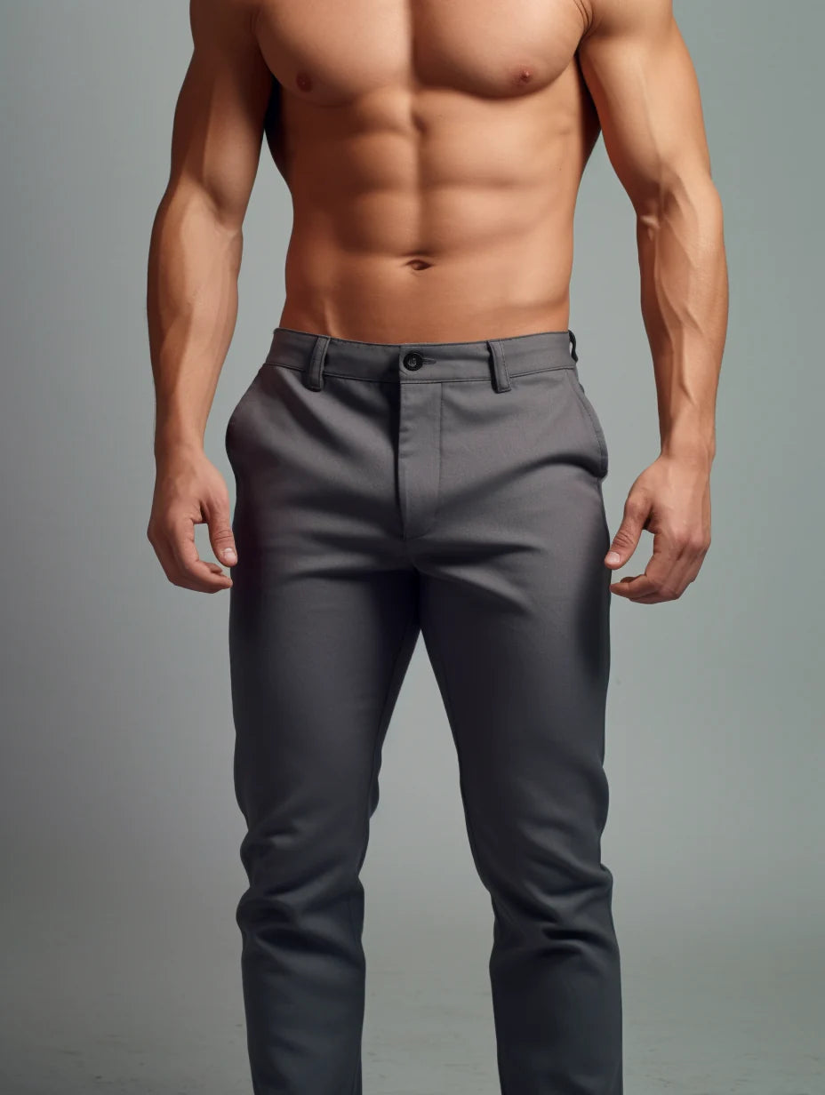 Premium Stretch Trousers | Wrinkle-Free-Gray-29-State of Style