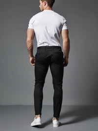Premium Stretch Trousers | Wrinkle-Free-Navy Blue-29-State of Style