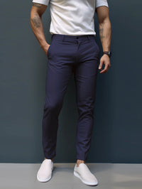 Premium Stretch Trousers | Wrinkle-Free-Navy Blue-29-State of Style