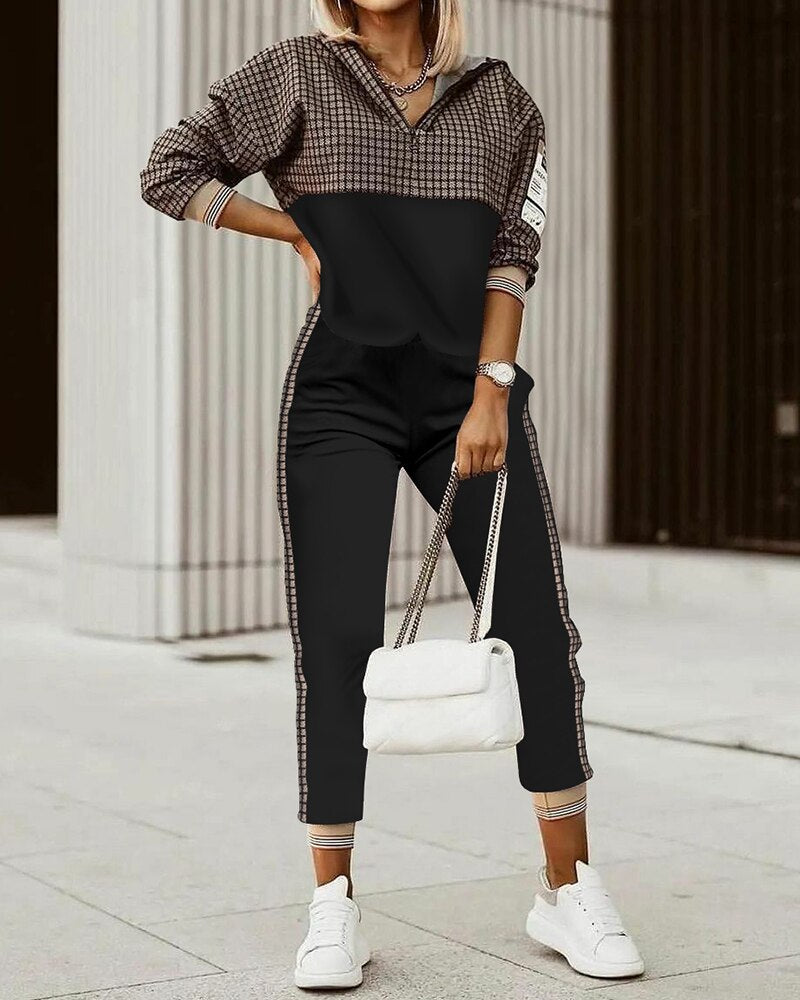 Premium Tracksuit for Women - Mila-Black-S-State of Style