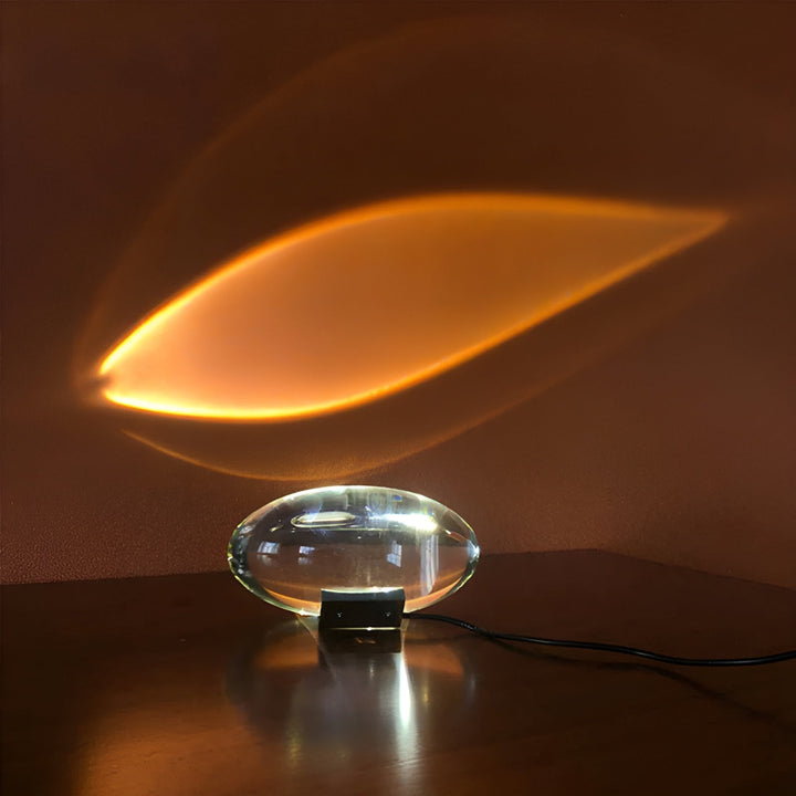 Prismatic Projector Lamp with LED – Lunara-S (Diameter 8cm x H 5cm)-State of Style