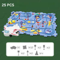 Problem-Solving Children's Puzzle - RacePuzzle-Dinosaur-5 Pieces-State of Style
