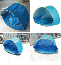 UV-protective beach tent with integrated baby paddling pool – Shadowsplash