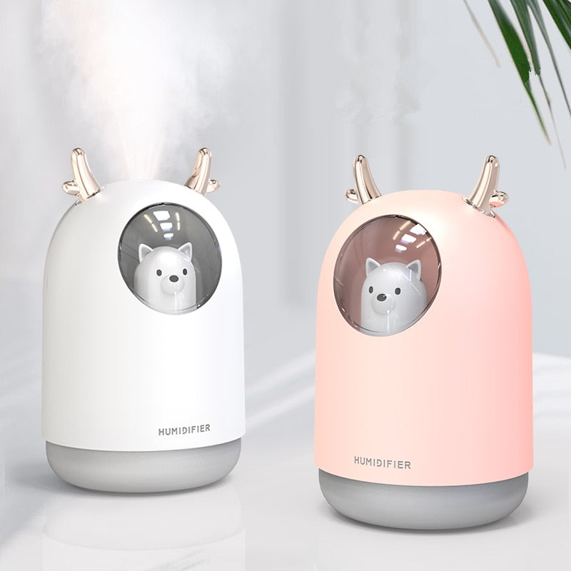 Ultrasonic humidifier with LED night light for the nursery – AirBear Mini