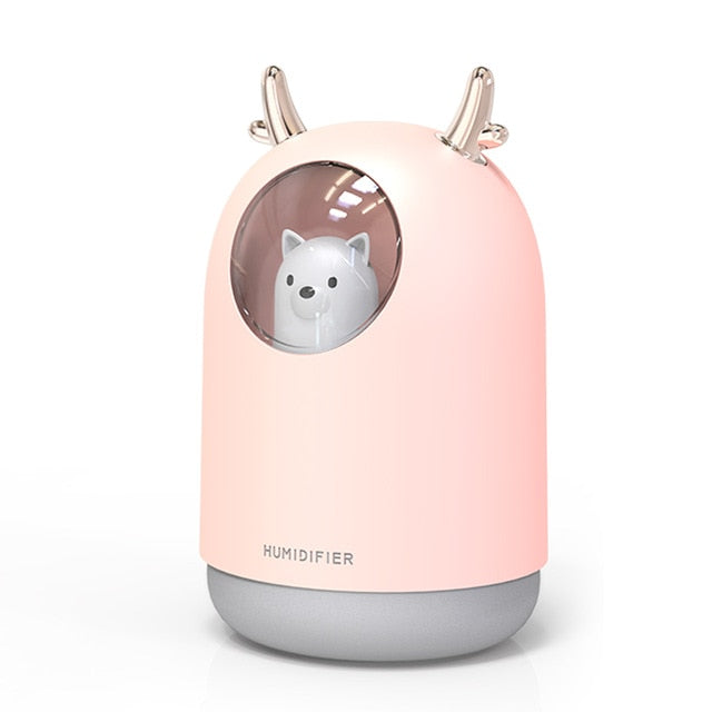 Ultrasonic humidifier with LED night light for the nursery – AirBear Mini