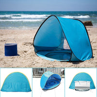 UV-protective beach tent with integrated baby paddling pool – Shadowsplash