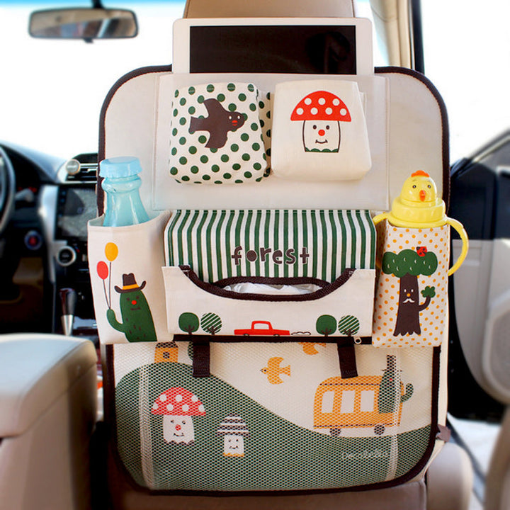 Car organiser for children with tablet and bottle holder – BackBuddy(Buy 1, get 1 free)