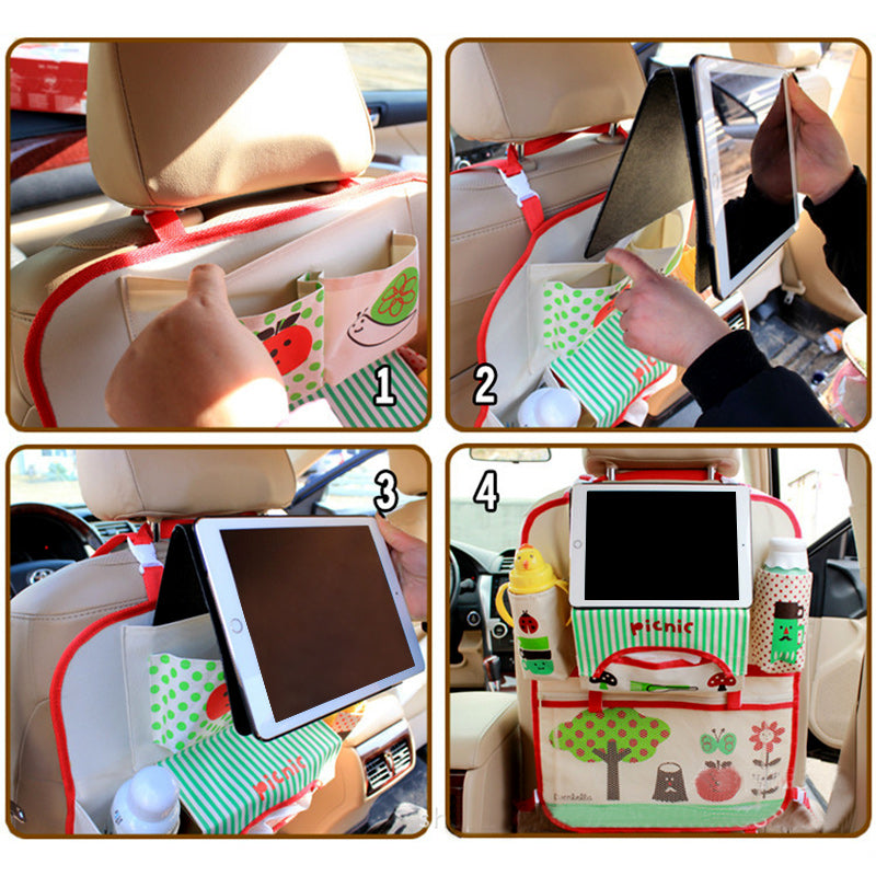 Car organiser for children with tablet and bottle holder – BackBuddy(Buy 1, get 1 free)