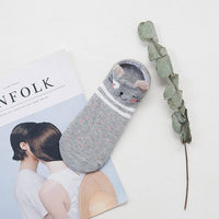 Cute Trainer Socks with Animal Ears