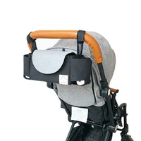 Practical pram bag with adjustable compartments – nappy organiser