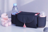 Practical pram bag with adjustable compartments – nappy organiser