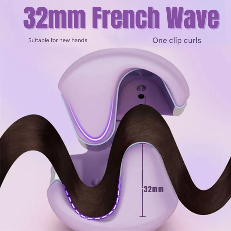 Professional Curling Iron for Perfect Waves - Waveva-Purple-State of Style