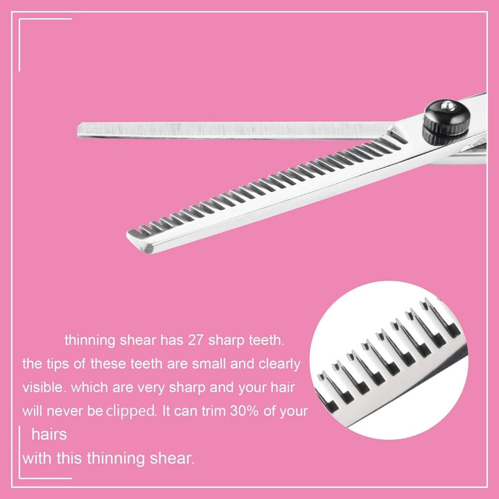 Professional Hair Cutting & Thinning Scissors Set-Black-State of Style