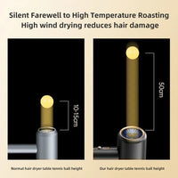 PROFESSIONAL HAIRDRYER 2400W WITH COLD AND HOT AIR - NEGATIVE IONS - POWERFUL HAIR DRYER FOR SALON RESULTS-Black-State of Style