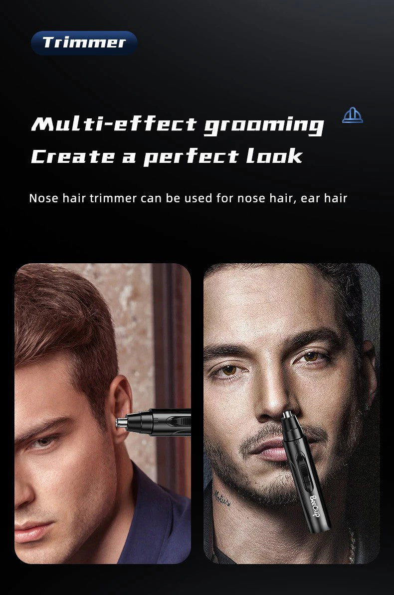 PROFESSIONAL PAINLESS NOSE & EAR HAIR TRIMMER FOR MEN AND WOMEN - RECHARGEABLE-State of Style