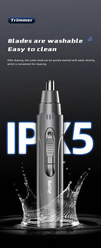 PROFESSIONAL PAINLESS NOSE & EAR HAIR TRIMMER FOR MEN AND WOMEN - RECHARGEABLE-State of Style