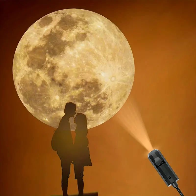Projector lamp Earth and Moon - CelestiaGlow-Earth-State of Style