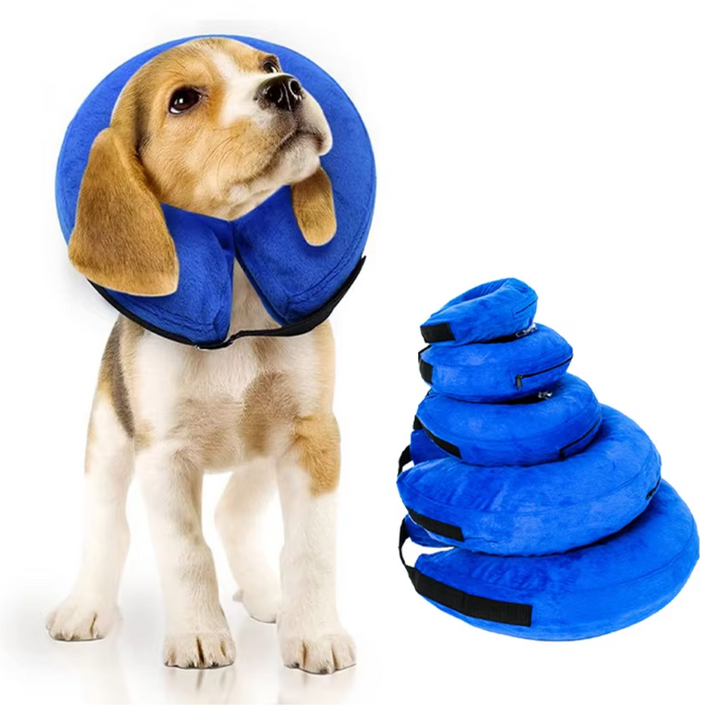 Protective Inflatable Dog Collar - Soft & Comfortable Recovery Collar-Blue-S-State of Style