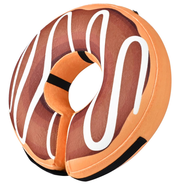 Protective Inflatable Dog Collar - Soft & Comfortable Recovery Collar-Brown Donut-S-State of Style