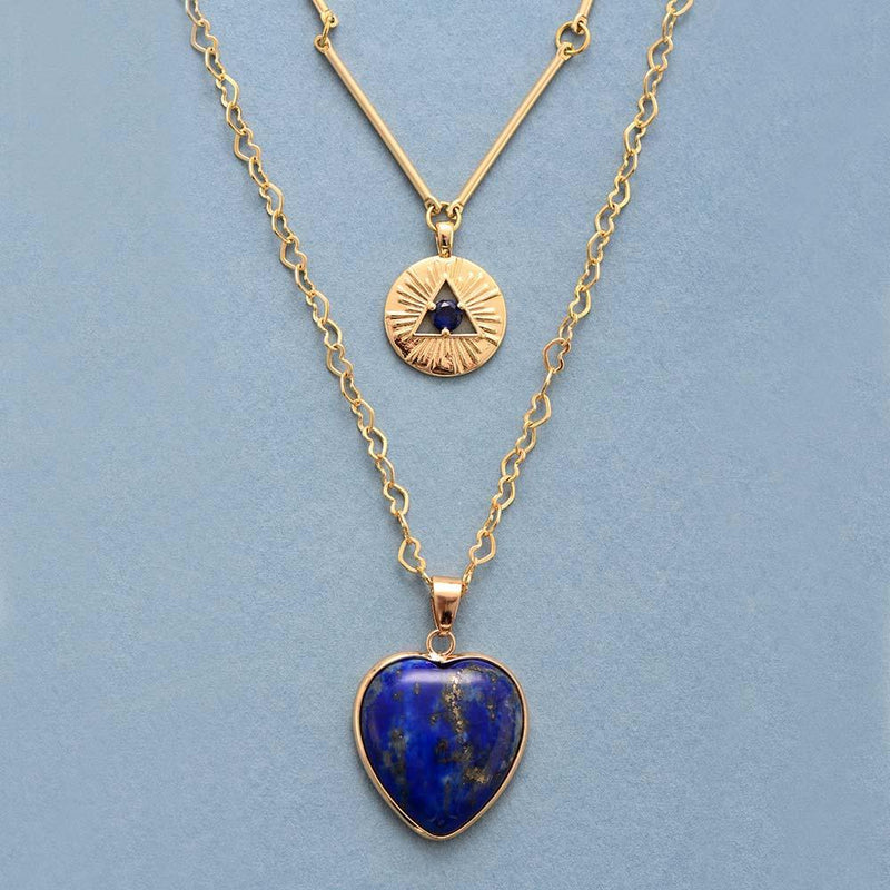 Protective Lapis Necklace - Althea-State of Style