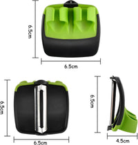 Protective Vegetable Peeler – FingerGuard-Green-State of Style