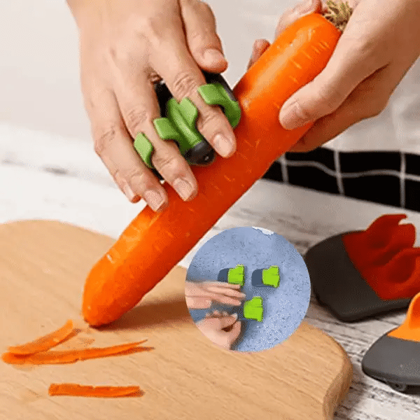 Protective Vegetable Peeler – FingerGuard-Green-State of Style