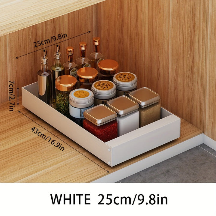 Pull-Out Kitchen Cabinet Organizer - Lina-Black-9.84 inches-State of Style