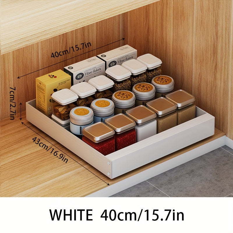 Pull-Out Kitchen Cabinet Organizer - Lina-Black-9.84 inches-State of Style