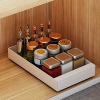 Pull-Out Kitchen Cabinet Organizer - Lina-White-9.84 inches-State of Style