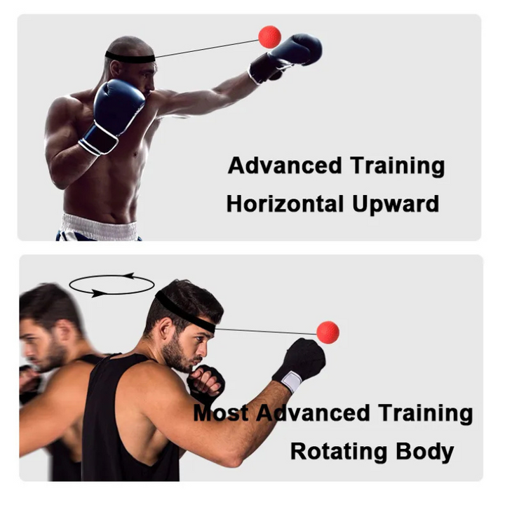 PunchPro Reflex Ball for Boxing Training-Black (Light Weight)-State of Style