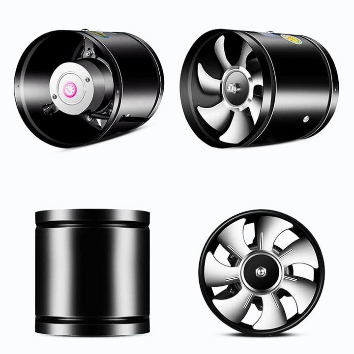 PureFlow Extractor Fan-73mm x 100mm-Black-State of Style