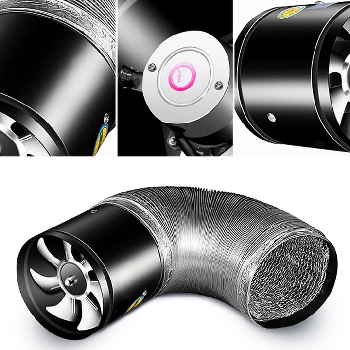 PureFlow Extractor Fan-73mm x 100mm-Black-State of Style