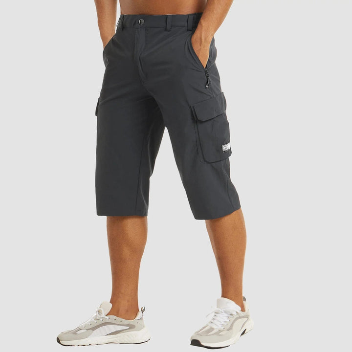 Quick-Drying Cargo Shorts for Men – Rowan-Dark blue-S-State of Style