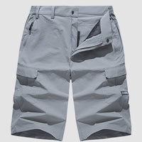Quick-Drying Cargo Shorts for Men – Rowan-Dark blue-S-State of Style