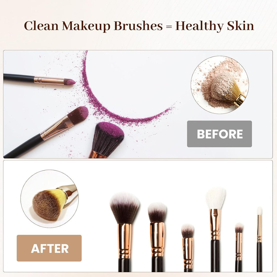 Quick Drying Electric Makeup Brush Cleaner – Clean & Ready to Use Immediately!-Black-State of Style
