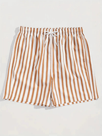 Quick-drying men's swim shorts with a comfortable fit – Luca-Earthy Yellow-S-State of Style