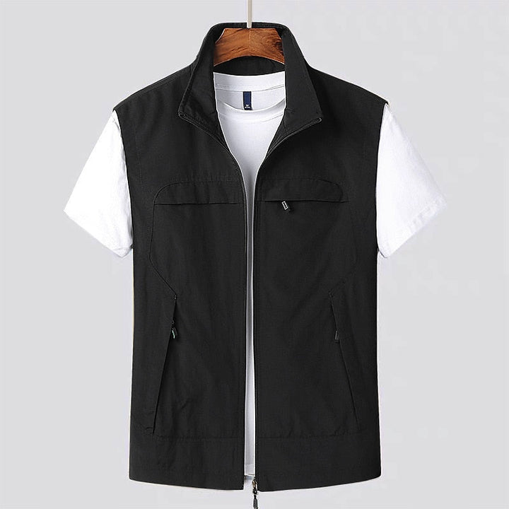 Quick-drying men's vest for outdoor adventures – Arvid-Black-S-State of Style