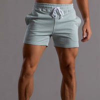 Quick-drying & Stylish Men's Swim Shorts made from Ripstop Polyester – Niko-Blue-XS-State of Style