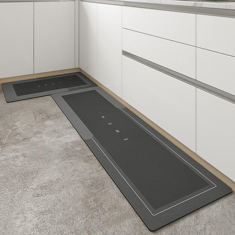 Quick-drying, Super Absorbent Bath Mat - AquaComfort-Blue-Oval-40 x 80 cm-State of Style