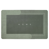 Quick-drying, Super Absorbent Bath Mat - AquaComfort-Blue-Oval-40 x 80 cm-State of Style