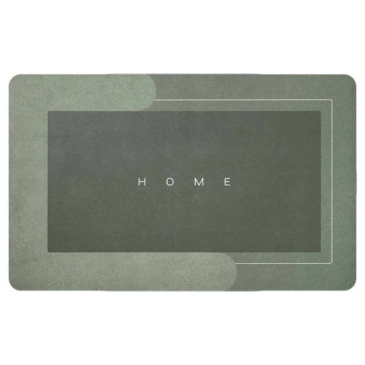 Quick-drying, Super Absorbent Bath Mat - AquaComfort-Blue-Oval-40 x 80 cm-State of Style