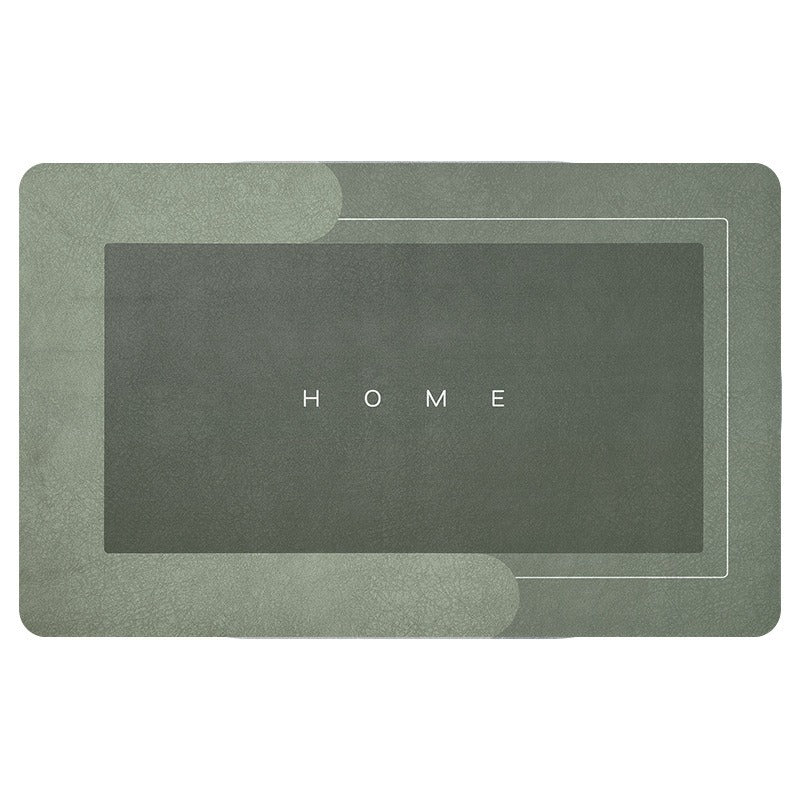 Quick-drying, Super Absorbent Bath Mat - AquaComfort-Blue-Oval-40 x 80 cm-State of Style